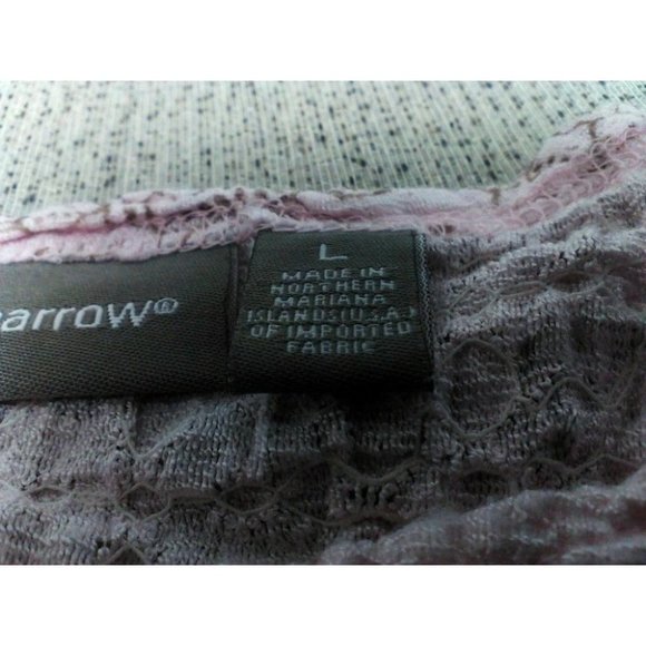 Croft & Barrow Women's Shirt Floral Print Stretch Cap Sleeve Pullover (Sze Lg.) - Picture 6 of 16